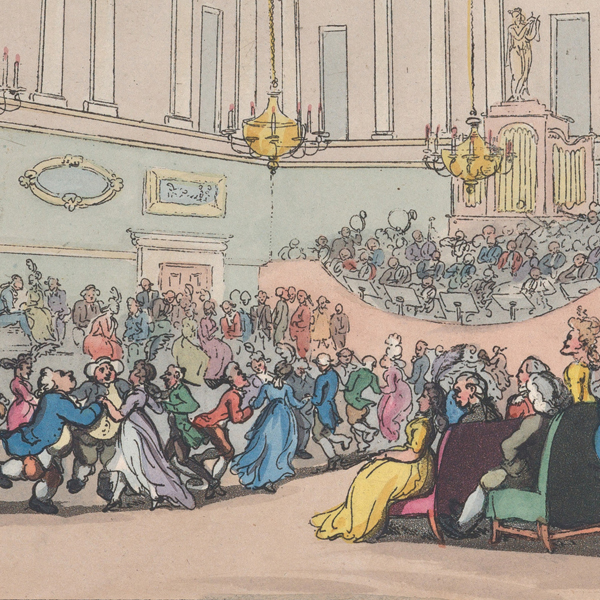 Rowlandson Comforts of Bath the Ball 1798 MET aus1d