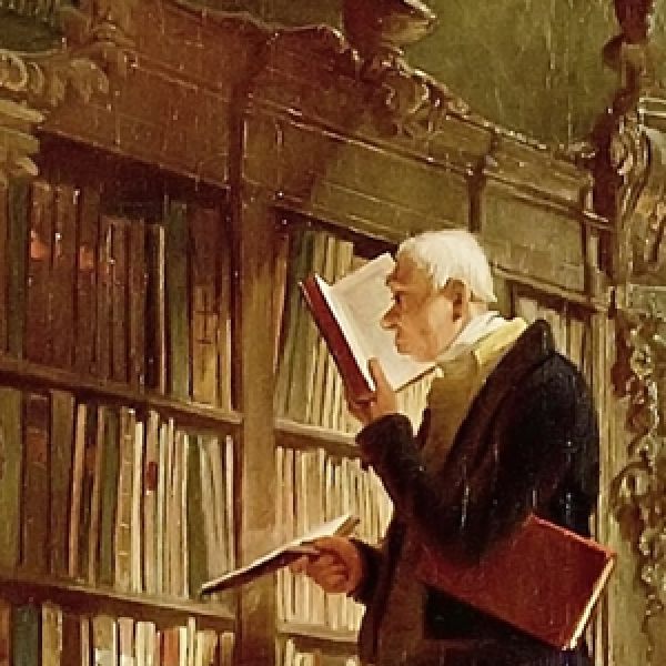 Carl Spitzweg: Der Bücherwurm